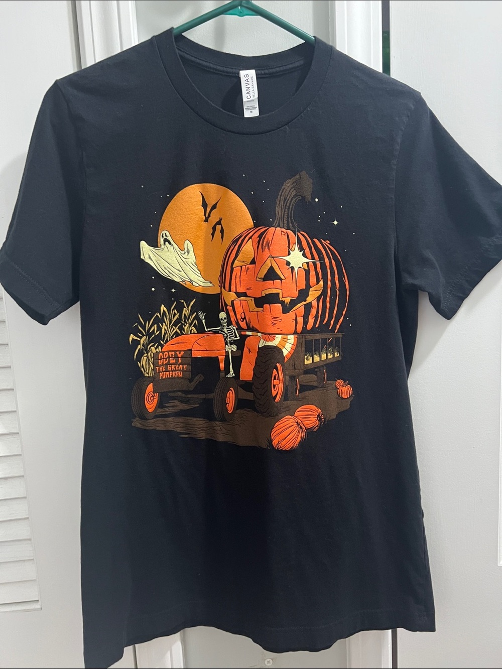 Wicked Clothes Black Graphic Tee ‘The Great Pumpkin’ Size M